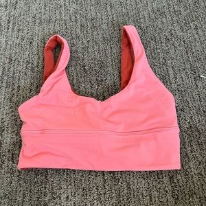 Lululemon hot pink raspberry cream align bra size 4